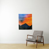 Fantastische wereld in bergen wandkleed (In situ)