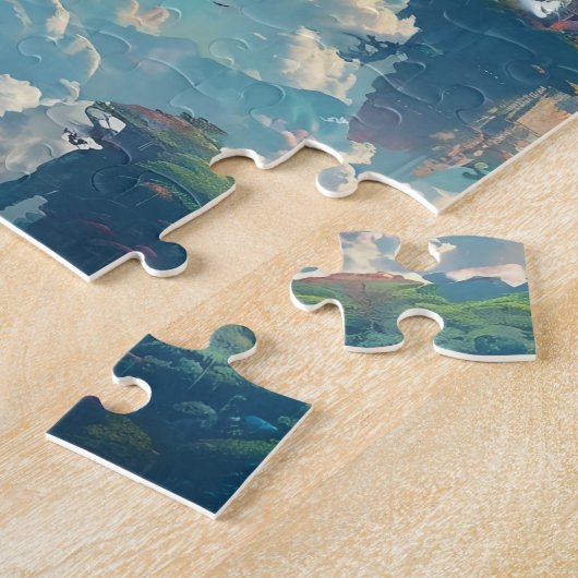 Fantastische wereld legpuzzel (Zijkant)