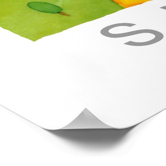 fantastische wereld poster (Hoek)