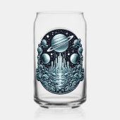 Fantastische werelden van de ruimte 408 blikvorm glas (Achterkant)