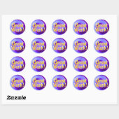 Fantastische werkstickers ronde sticker (Vel)