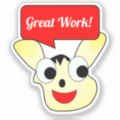 Fantastische werkstickers sticker (Voorkant)