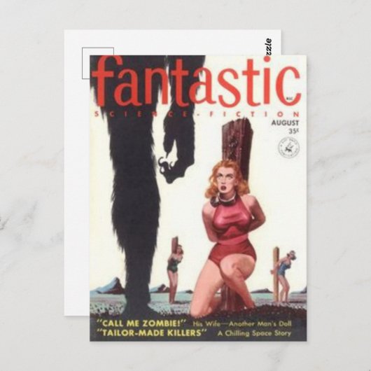 Fantastische wetenschap 6 briefkaart (Voorkant / Achterkant)