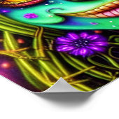 Fantastische wilde kikker poster (Hoek)