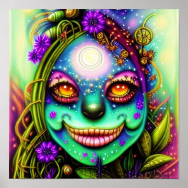 Fantastische wilde kikker poster