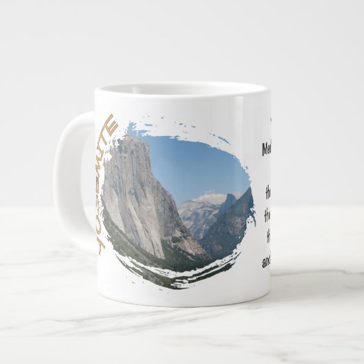 Fantastische Yosemite Jumbo Mok! Grote Koffiekop (Links)