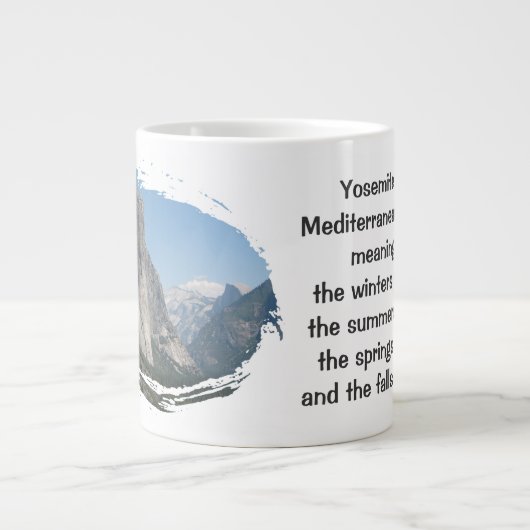 Fantastische Yosemite Jumbo Mok! Grote Koffiekop (Voorkant)