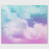 fantastische zachte cloud met pastelverloopkleur e cadeaupapier (Vlak)