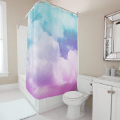 fantastische zachte cloud met pastelverloopkleur e douchegordijn (In situ)