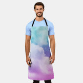 fantastische zachte cloud met pastelverloopkleur e schort (Gedragen)