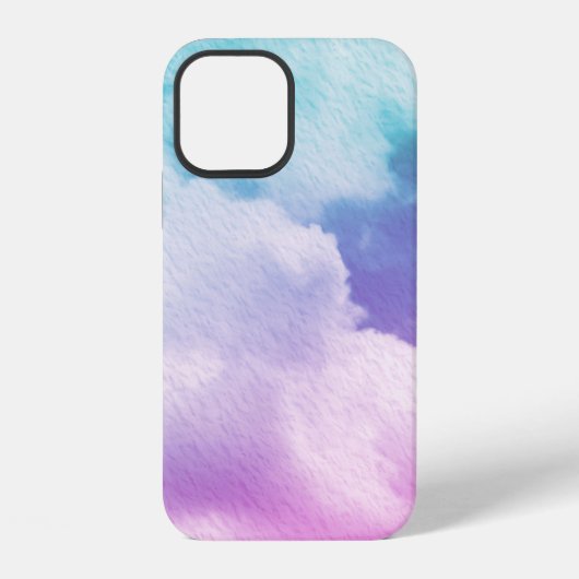 fantastische zachte wolk met pastelgradiëntkleur e iPhone hoesje (Achterkant)