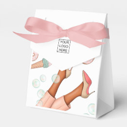 Fantastische zakelijke voedsel catering dame favor bedankdoosjes