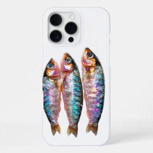 Fantastische zeedieren met iriserende glitters iPhone 16 pro max hoesje