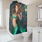 Fantastische zeemeermin in het Shower-gordijn-meer Douchegordijn (In situ)
