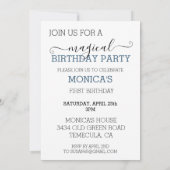 Fantastische zeemeermin met ballonvaardag kaart (Achterkant)