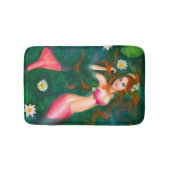 Fantastische zeemeermin met leugens. Onderwater Ba Badmat (Voorkant)