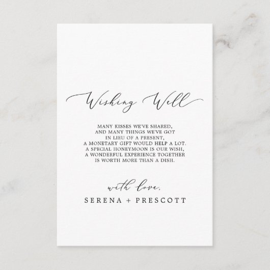 Fantastische zwarte kalligrafie — Kaart (Voorkant)