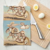 Fantastisches Motiv Theedoek (Quarter Fold)