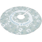 Fantastnaam Fox Shiba Inu Snowflake Kerstboom Rok (Gekanteld)