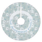 Fantastnaam Fox Shiba Inu Snowflake Kerstboom Rok (Voorkant)