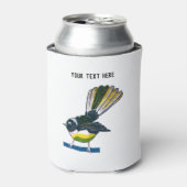 Fantastretro NZ vogeldruk Blikjeskoeler (Blikje Voorkant)