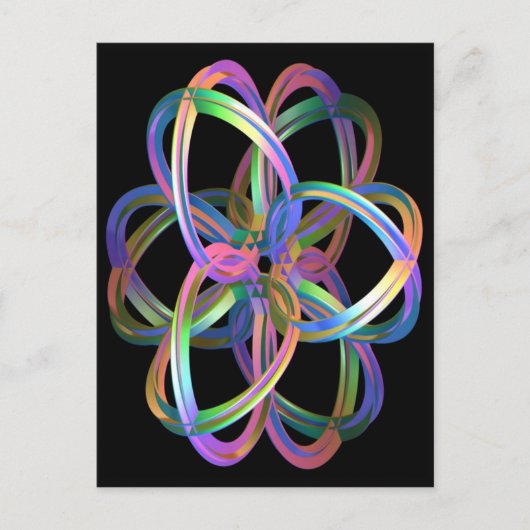 Fantasy 3D Gyroscoop Briefkaart (Voorkant)