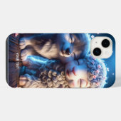 Fantasy Aardige Baby's Schaap Wolf iPhone Hoesje (Achterkant horizontaal)