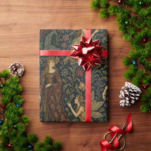 Fantasy Academia Vrouwelijk Cadeaupapier (Feestdagen Geschenken)