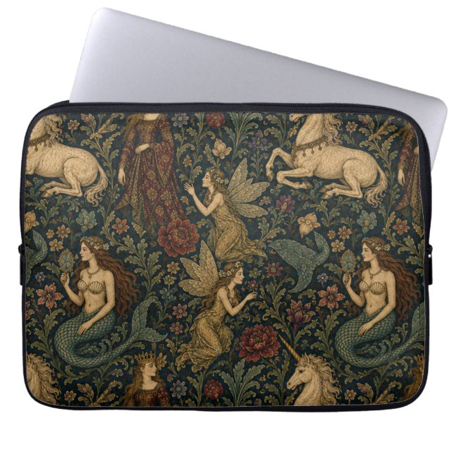 Fantasy Academia Vrouwelijk  Laptop Sleeve (Voorkant)