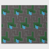 Fantasy Adventure Dungeon Map Cadeaupapier (Vlak)