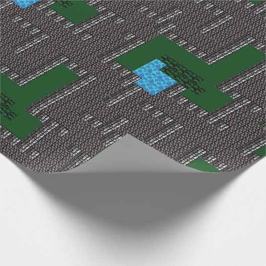 Fantasy Adventure Dungeon Map Cadeaupapier (Hoek)