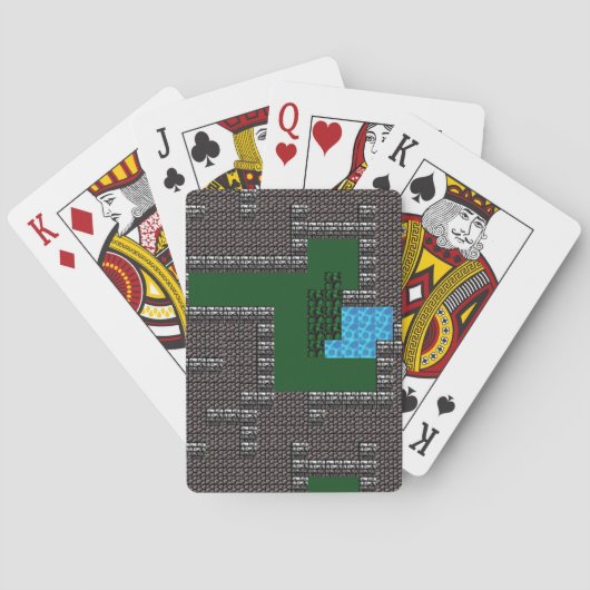 Fantasy Adventure Dungeon Map Speelkaarten (Achterkant)