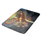Fantasy afbeelding 3 Trollen Op Een Retro Raket Badmat (Gekanteld)