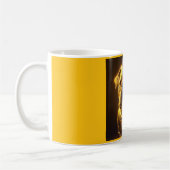 Fantasy afbeelding neon geel Engelse Bulldog Koffiemok (Links)