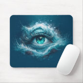 Fantasy Afbeelding - Oude Blauwe Ogen Muismat (Met muis)