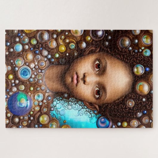 Fantasy African American elf Legpuzzel (Horizontaal)