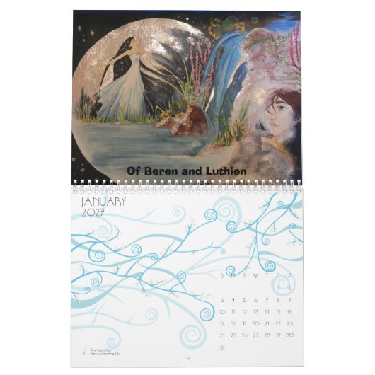 Fantasy Agenda 2012 Kalender (Jan 2027)