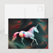 Fantasy AI Unicorn Briefkaart (Voorkant / Achterkant)