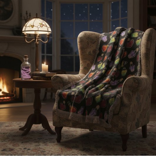 Fantasy Alchemy-geïnspireerde gooi deken