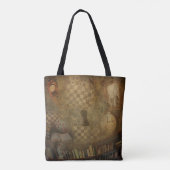 Fantasy  Alice in Wonderland Boekentas Tote Bag (Achterkant)