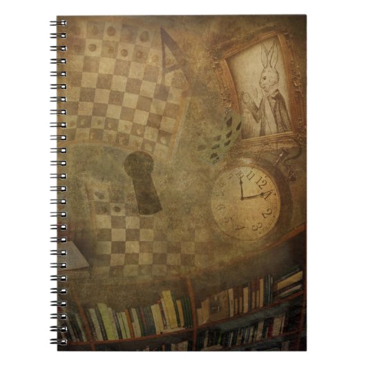 Fantasy  Alice in Wonderland Journal Notitieboek (Voorkant)