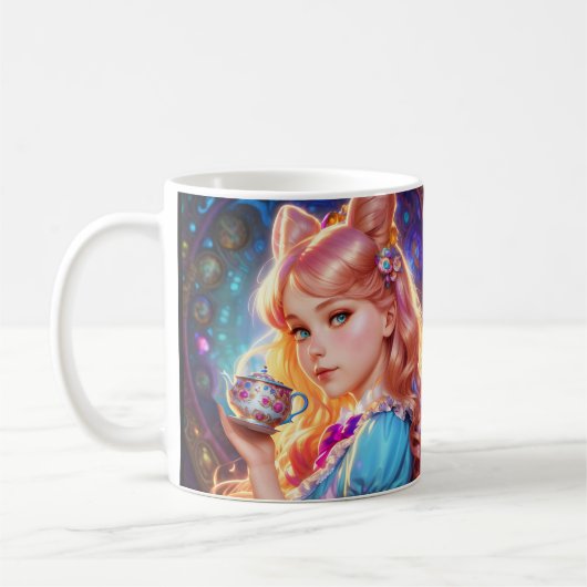 Fantasy Alice in Wonderland Koffiemok (Links)