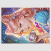 Fantasy Alice in Wonderland ontkoppeling Tissuepapier (Voorkant)