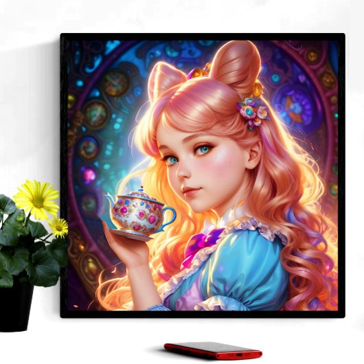Fantasy Alice in Wonderland Tea Party Poster
