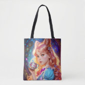 Fantasy Alice in Wonderland Tote Bag (Voorkant)