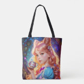 Fantasy Alice in Wonderland Tote Bag (Achterkant)