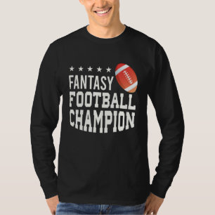 Fantasy American Football Champion Cool Rugby T-shirt
