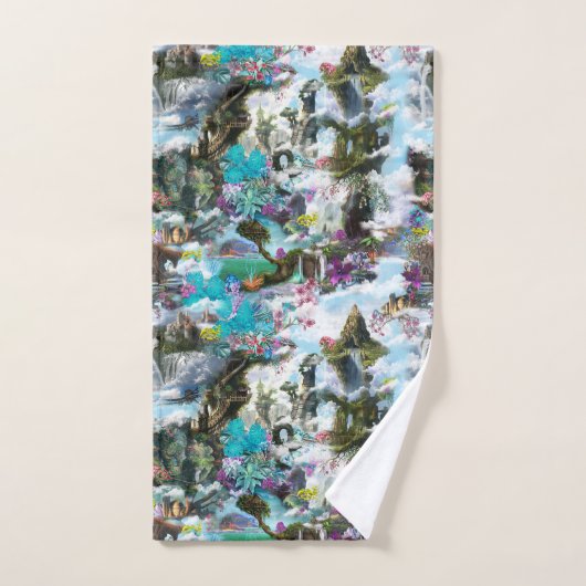 Fantasy Andere werelden in de wolken Bad Handdoek (Handdoek)