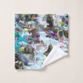 Fantasy Andere werelden in de wolken Bad Handdoek (Wasdoekje)