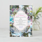 Fantasy Andere werelden in de wolken Hartelijk dan Bedankkaart (Staand voorkant)